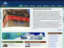 Tablet Screenshot of alliedadventure.com